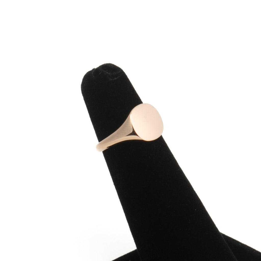 DAVID YURMAN 18k Gold Signet Ring - Size 3