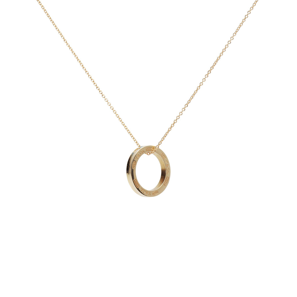 TIFFANY & CO. Circle Pendant Necklace