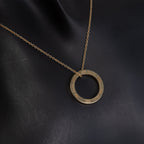 TIFFANY & CO. Circle Pendant Necklace