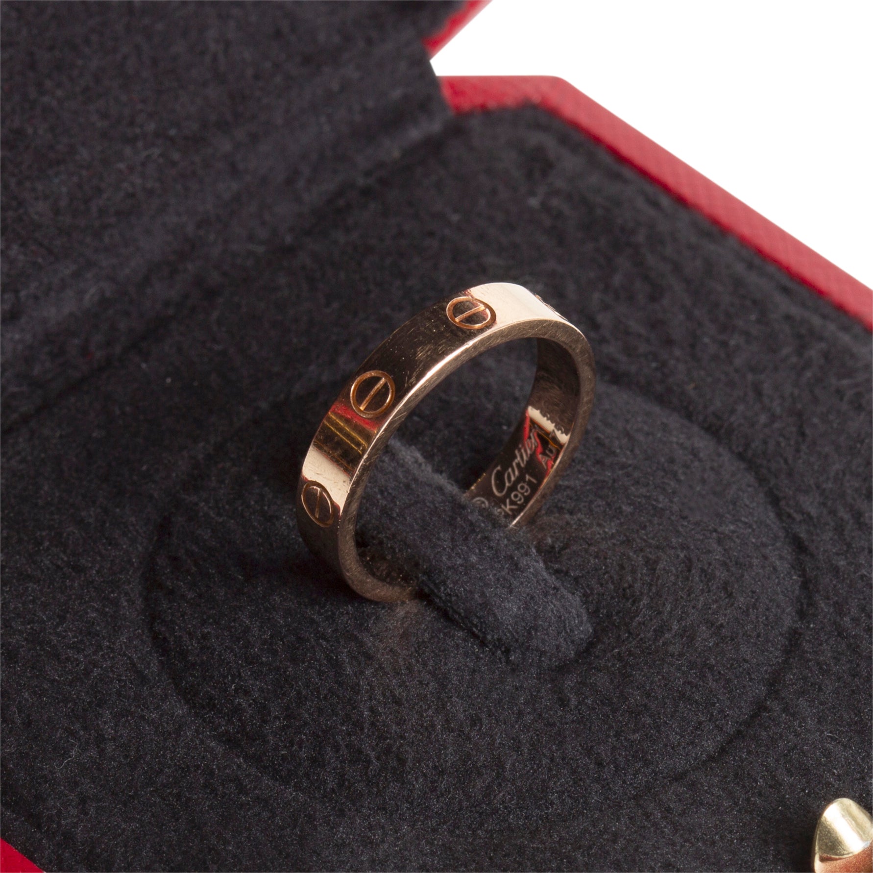 CARTIER Love Ring Small, 1 Diamond - Size 7 1/2