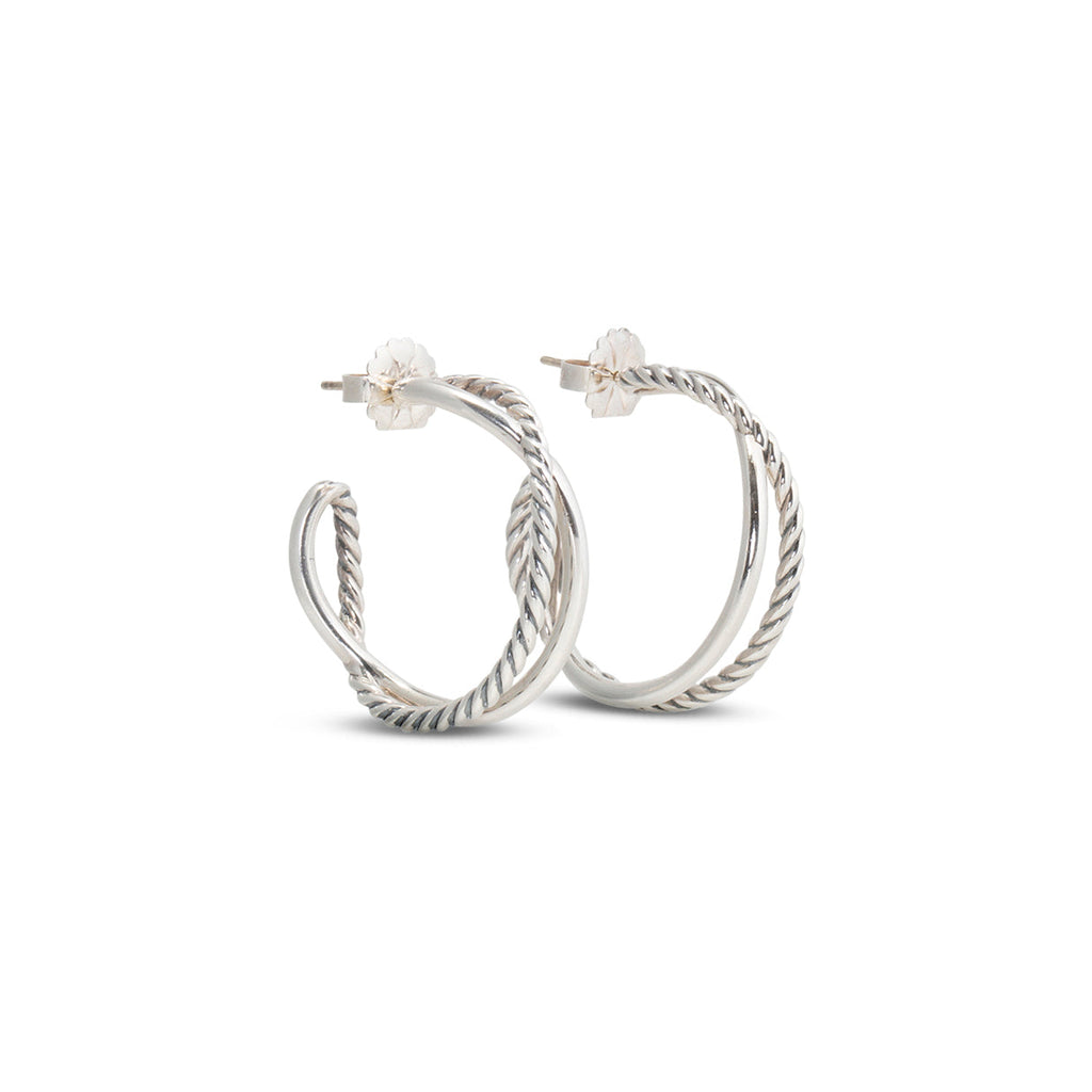 DAVID YURMAN Crossover Hoops