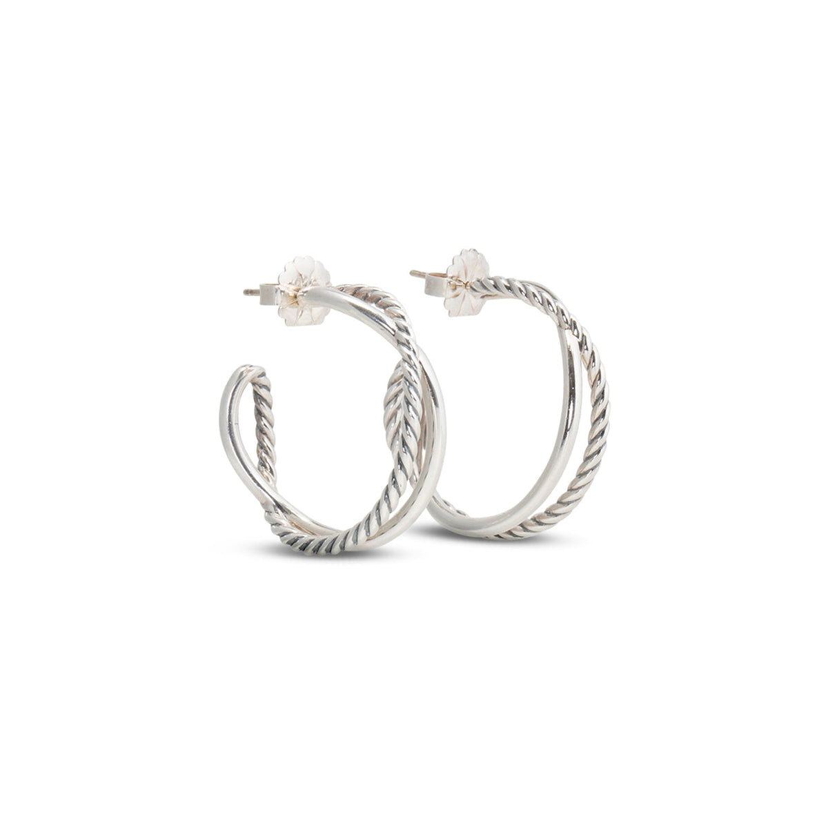 DAVID YURMAN Crossover Hoops