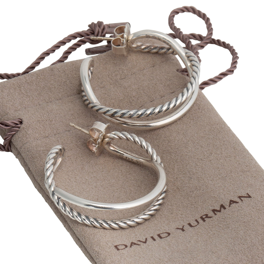 DAVID YURMAN Crossover Hoops