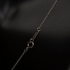 TIFFANY & CO. Platinum Diamond Key Star Pendant Necklace