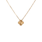VAN CLEEF & ARPELS Vintage Alhambra Guilloche Pendant Necklace