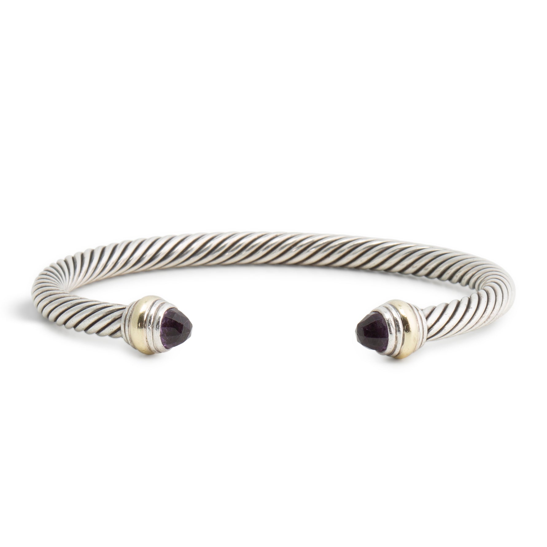 DAVID YURMAN Two-Tone Amethyst Cable Cuff