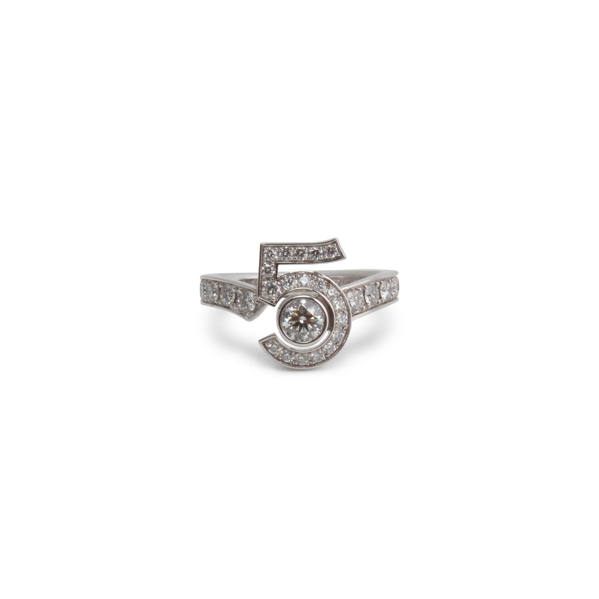 CHANEL Eternal 5 Diamond Ring - Size 5.25