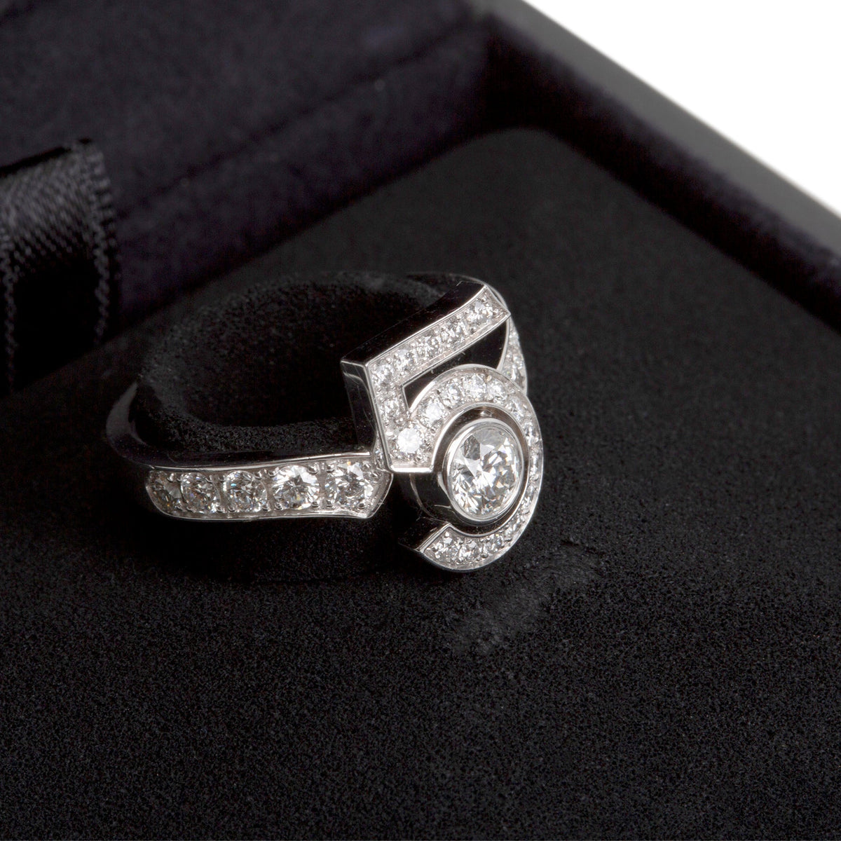 CHANEL Eternal 5 Diamond Ring - Size 5.25
