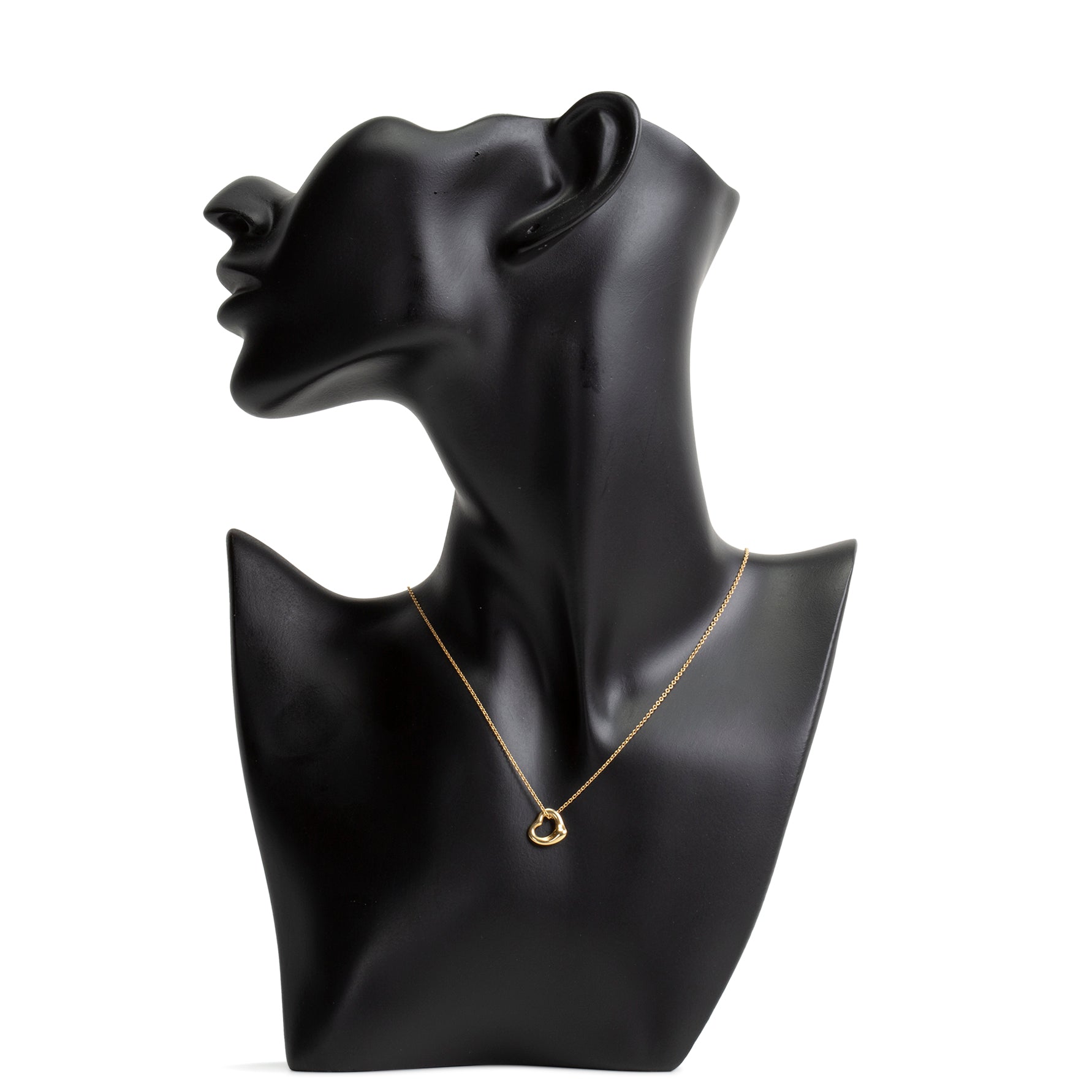 TIFFANY & CO. Elsa Peretti Open Heart Necklace - 7mm
