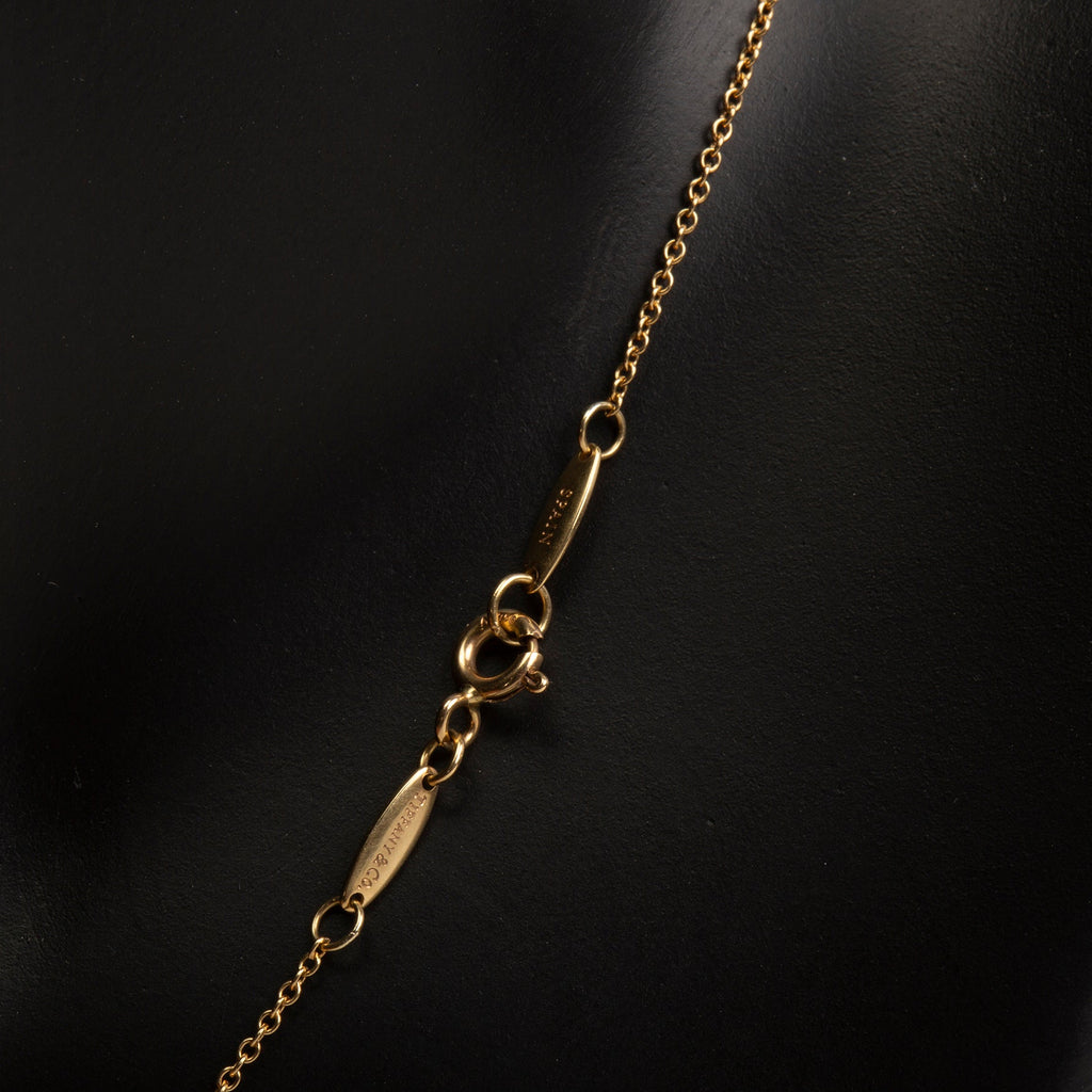 TIFFANY & CO. Elsa Peretti Open Heart Necklace - 7mm