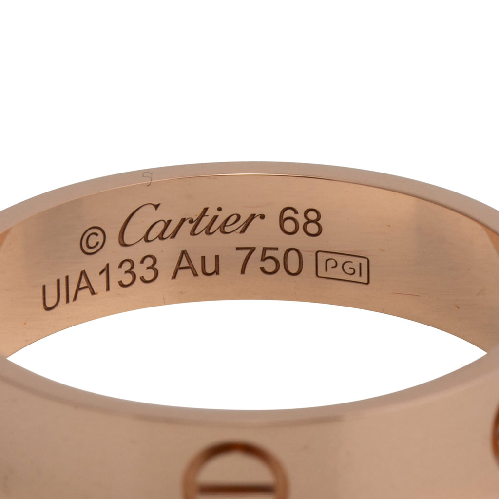 CARTIER Love Ring - Size 12 1/4