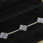 VAN CLEEF & ARPELS 5 Motif Vintage Alhambra Bracelet - Chalcedony