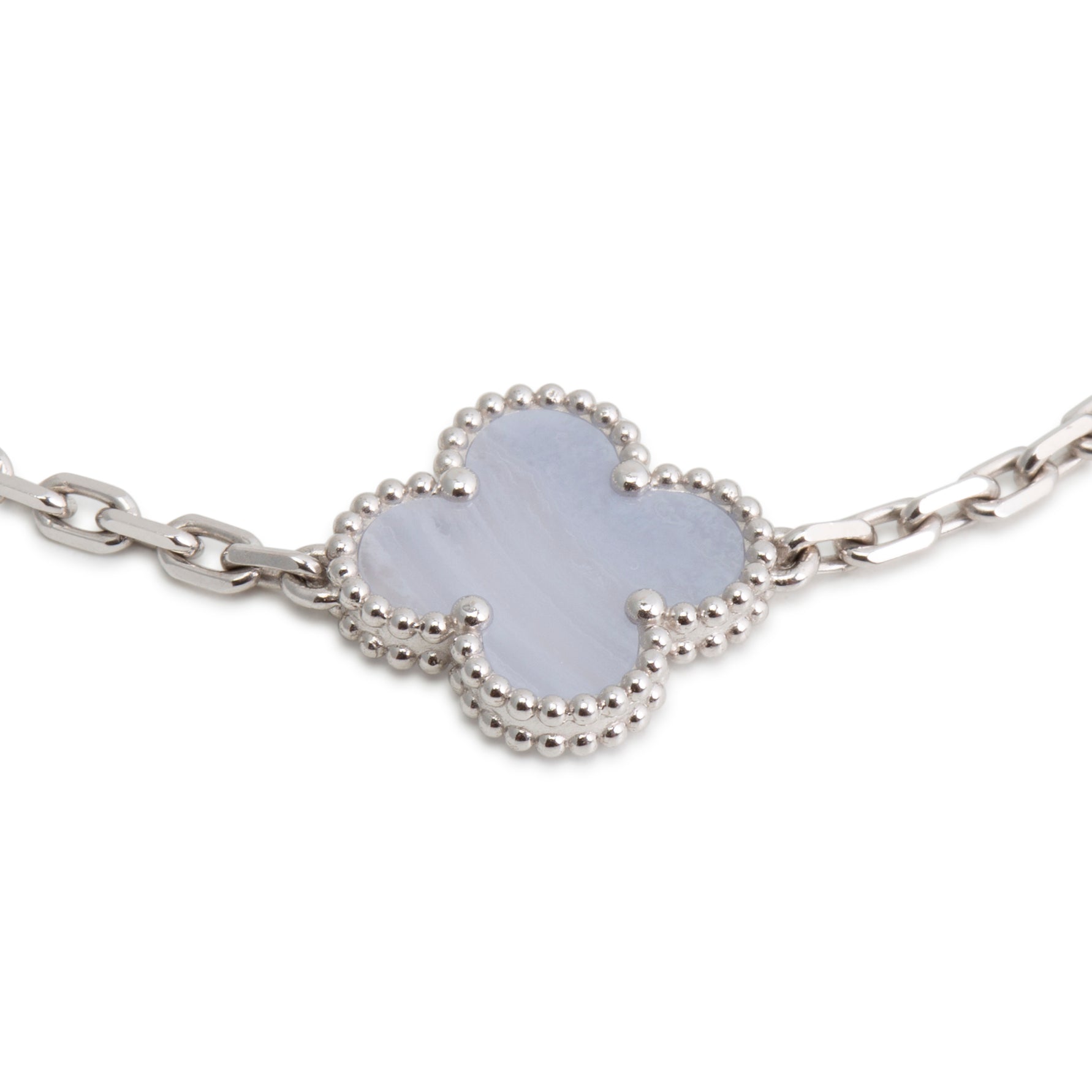VAN CLEEF & ARPELS 5 Motif Vintage Alhambra Bracelet - Chalcedony