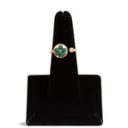 LOUIS VUITTON Blossom Mini Sun Malachite Diamond Ring - Size 6
