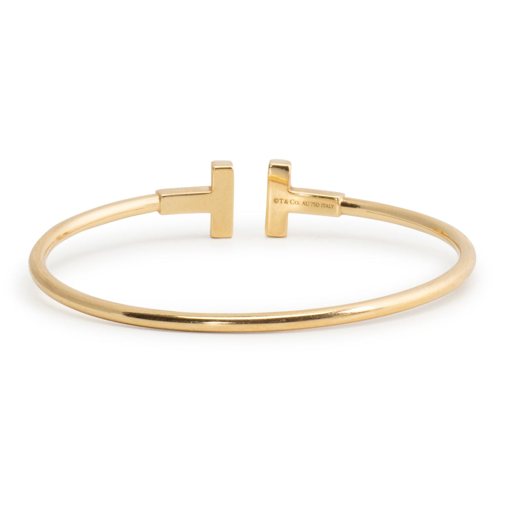 TIFFANY & CO. T Diamond Wire Bracelet