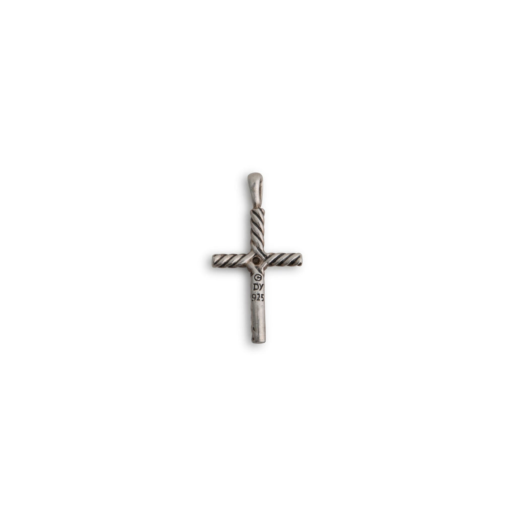DAVID YURMAN Center Diamond Cross Pendant