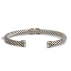 DAVID YURMAN Two-Tone X Classic Cable Station Bracelet