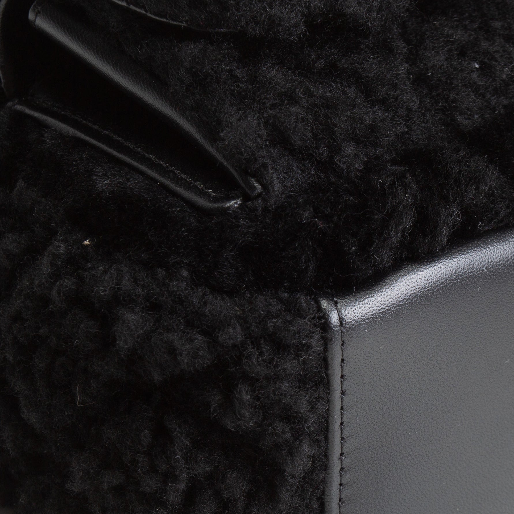CHANEL Shearling Mini Backpack