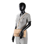 CHANEL Medium Double Flap - Pearly Quilted Caviar