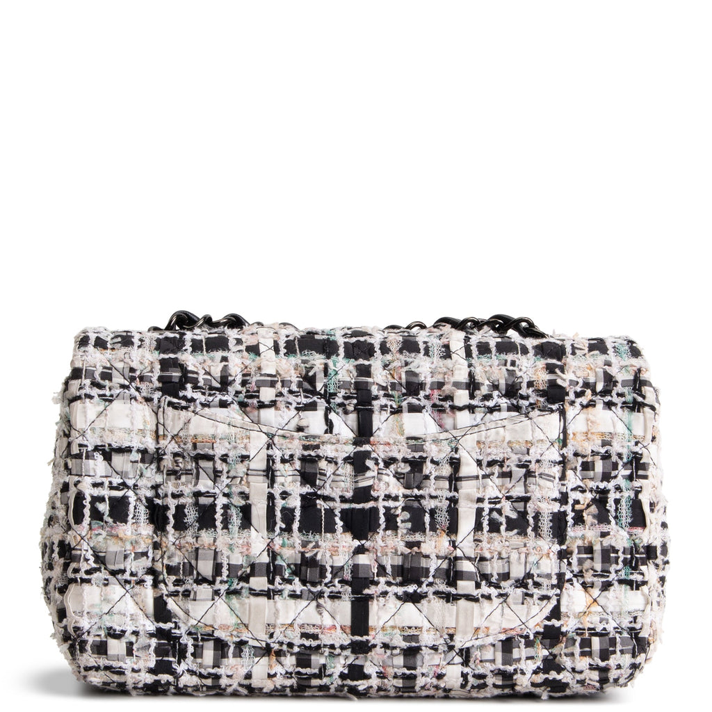 CHANEL Mini Rectangle Tweed Flap Bag