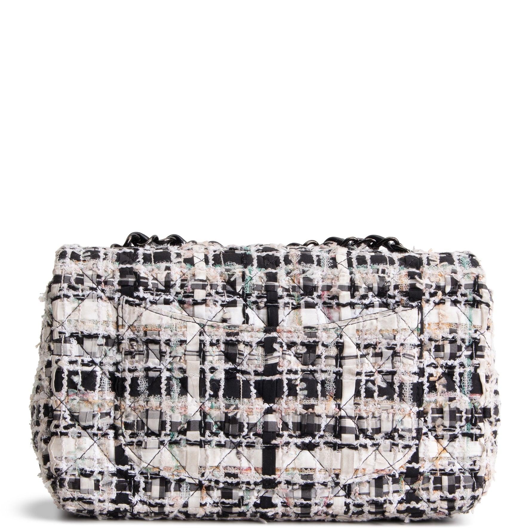 CHANEL Mini Rectangle Tweed Flap Bag