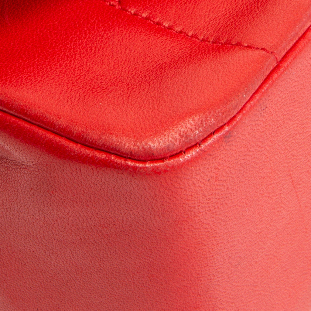 Chanel Vintage Lambskin Small Diana Flap - Red OUTLET FINAL SALE