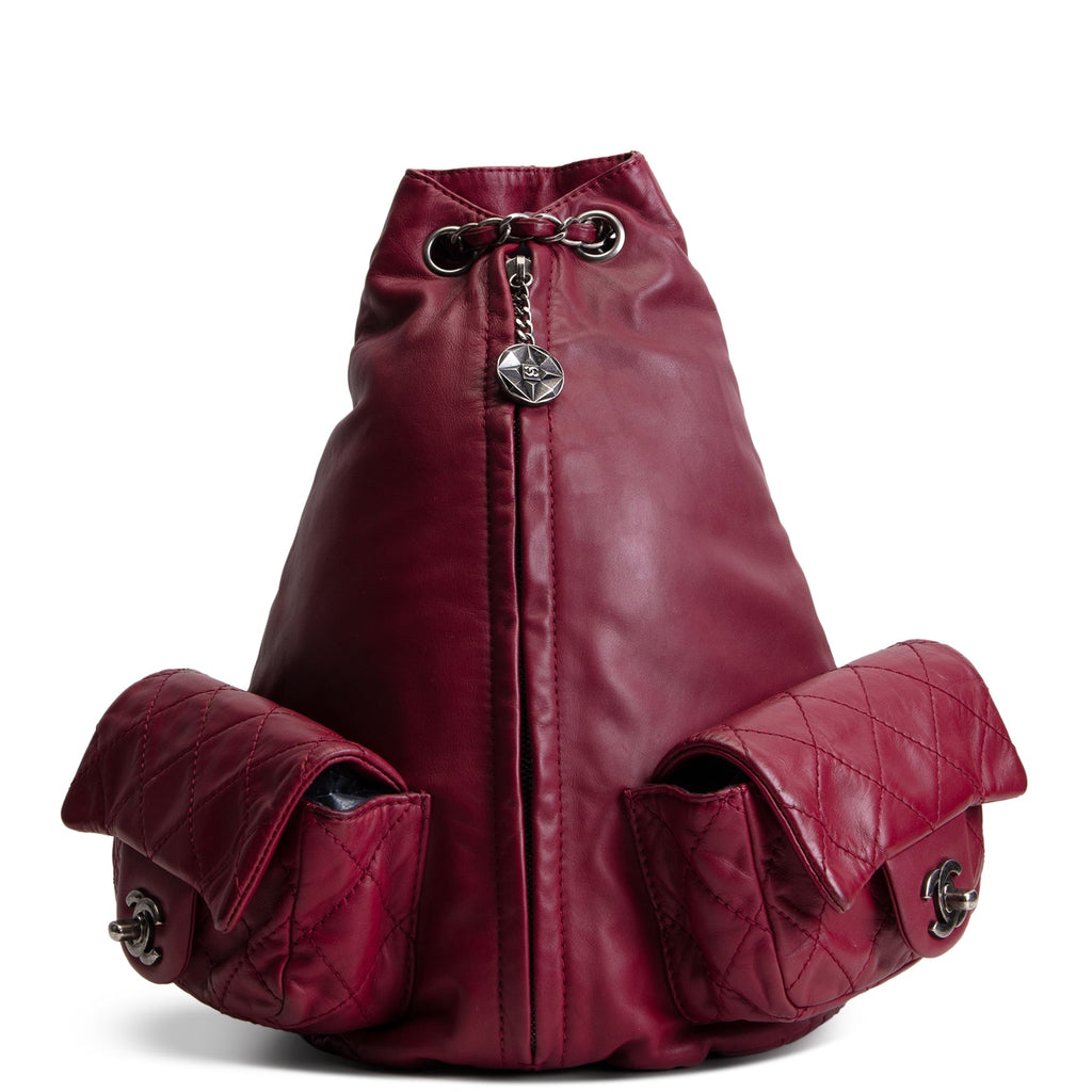 CHANEL Leather Backpack Is Back - Burgundy