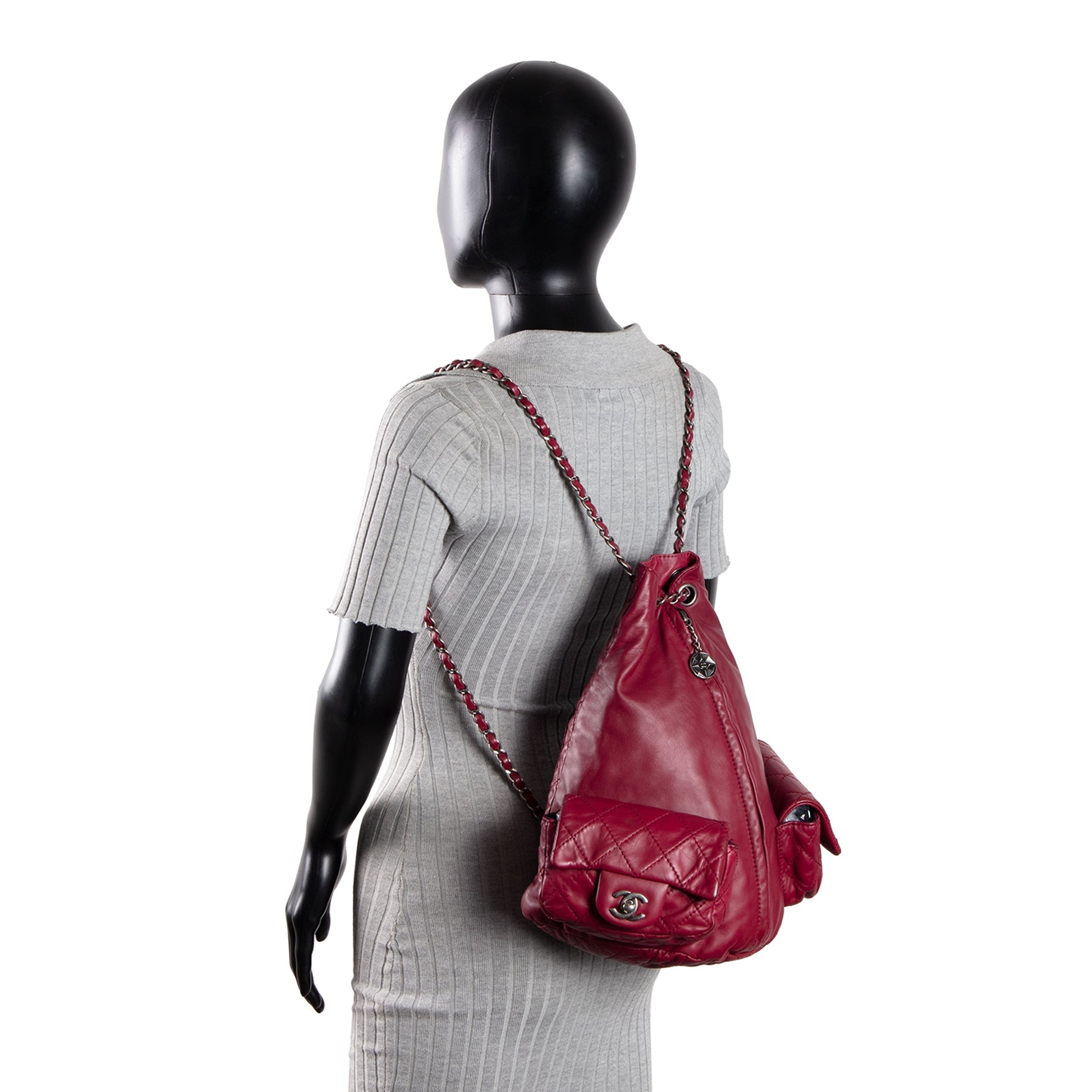 CHANEL Leather Backpack Is Back - Burgundy