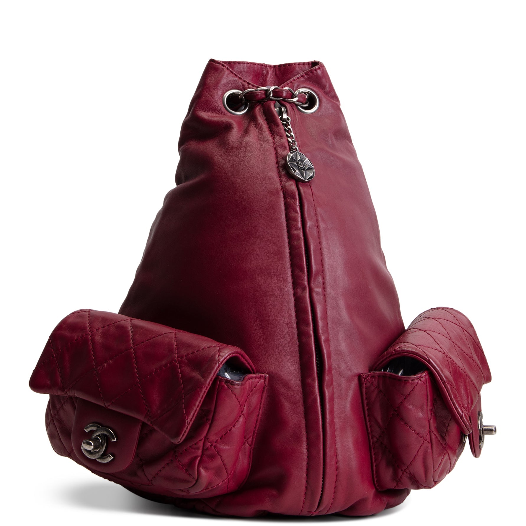 CHANEL Leather Backpack Is Back - Burgundy