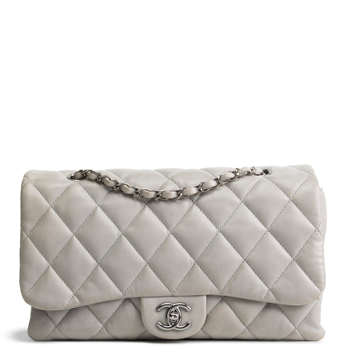 CHANEL Jumbo 3 Accordian Flap Bag