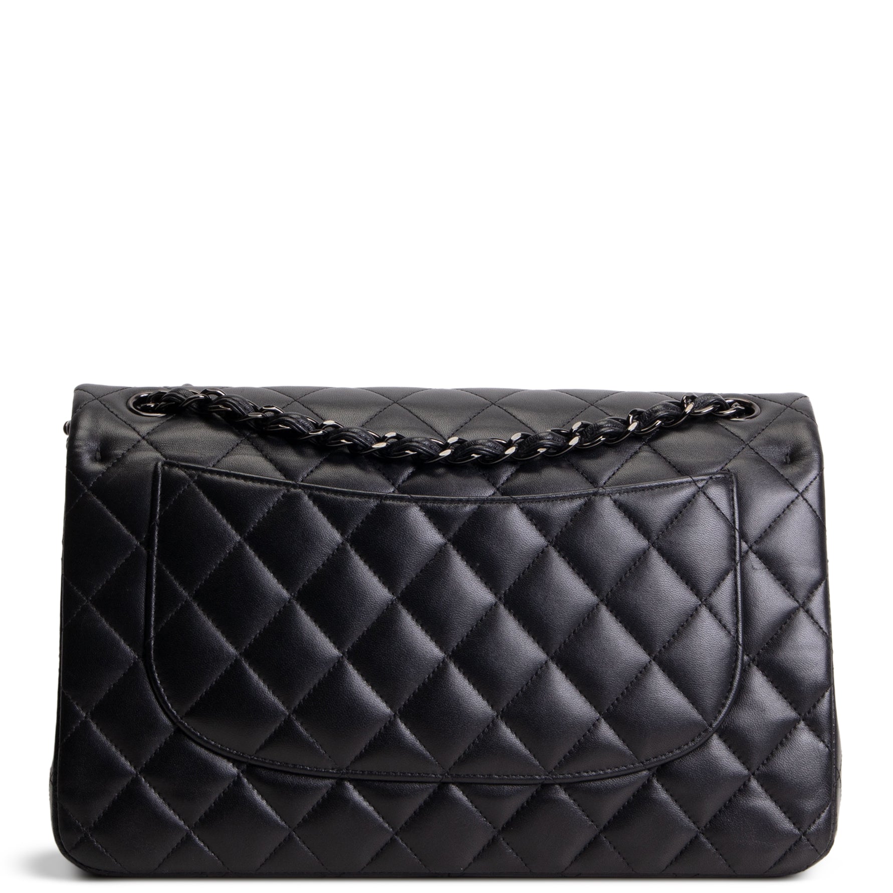 CHANEL Jumbo Double Flap So Black