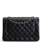 CHANEL Jumbo Double Flap - Quilted Caviar - Black