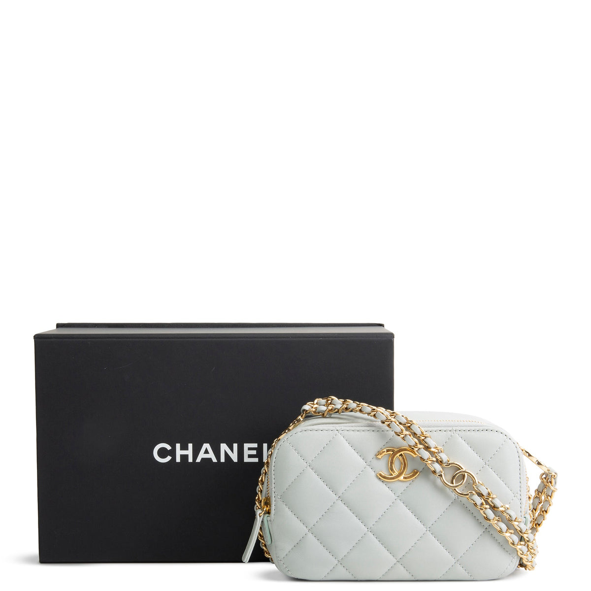 CHANEL CC You Camera Bag Lambskin - Cloud Grey