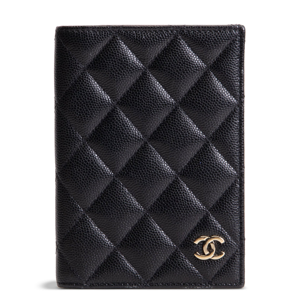 CHANEL Classic Passport Cover - Quilted Caviar