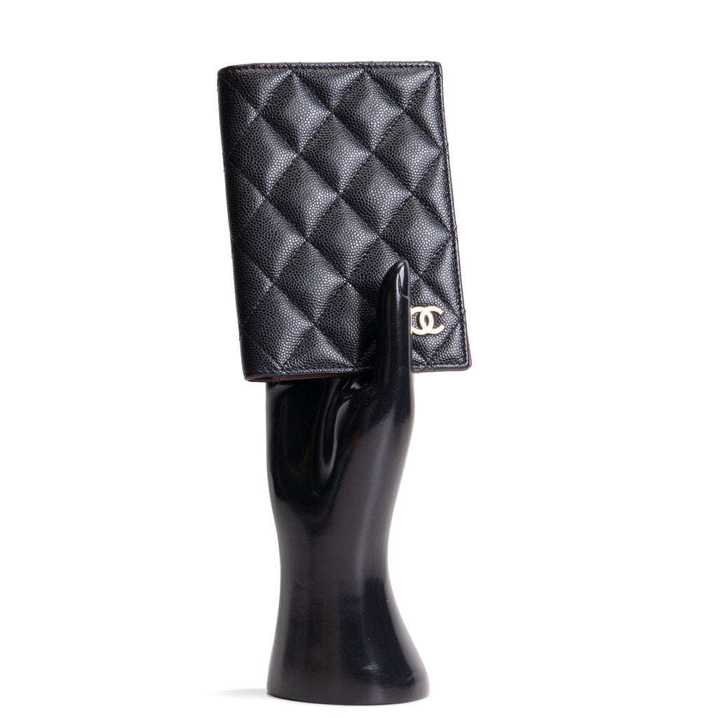 CHANEL Classic Passport Cover - Quilted Caviar
