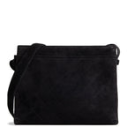 CHANEL Vintage Quilted Suede Shoulder Bag