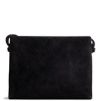 CHANEL Vintage Quilted Suede Shoulder Bag