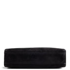 CHANEL Vintage Quilted Suede Shoulder Bag