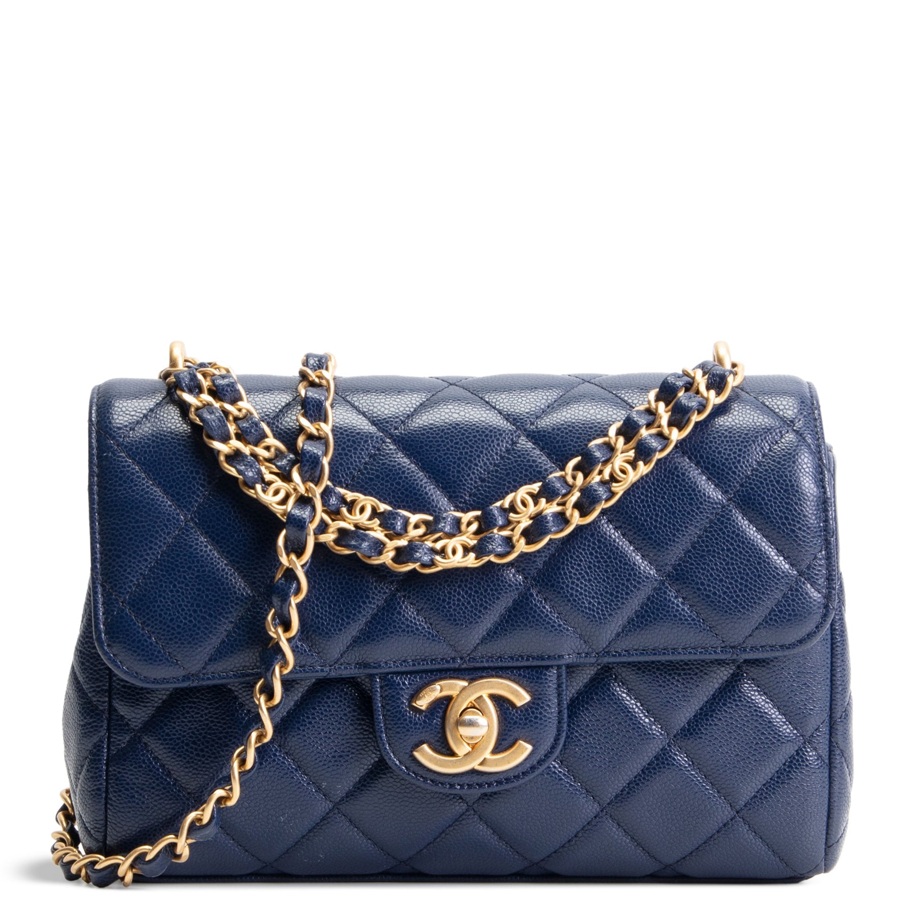 CHANEL Caviar Single Flap