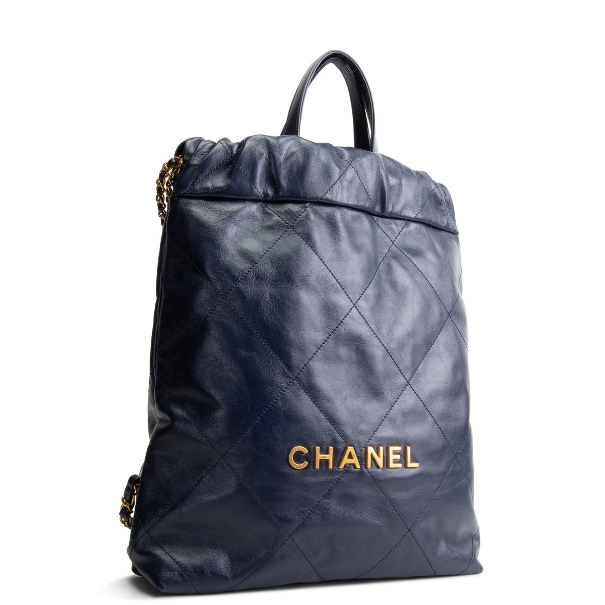 CHANEL Medium 22 Backpack - Navy