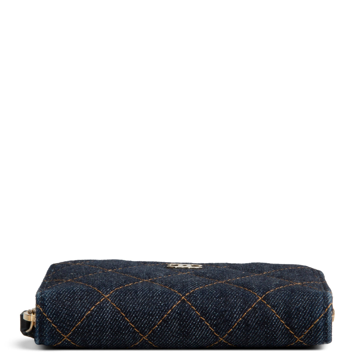 CHANEL 2026 Denim Coin Purse - Dark Wash Navy