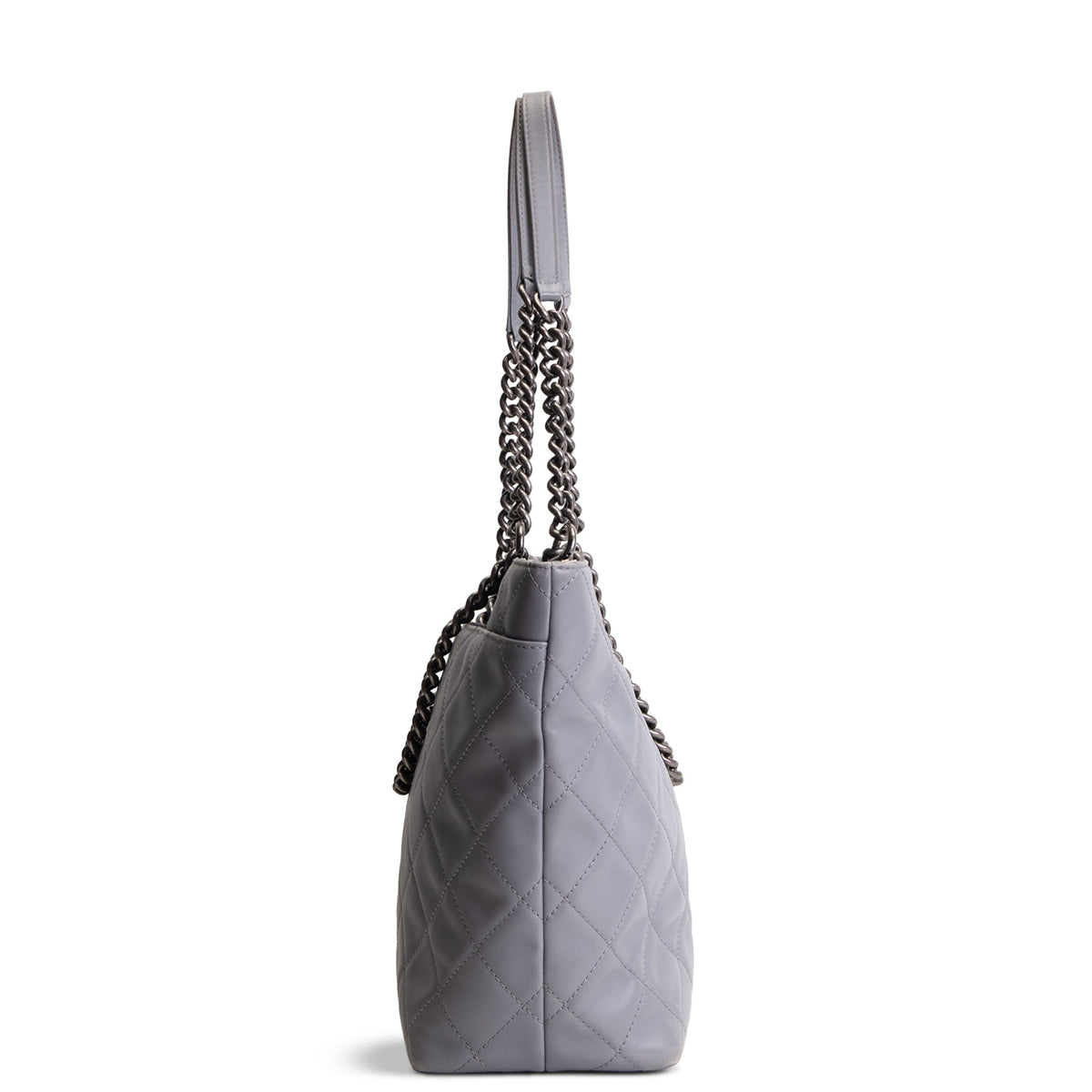 CHANEL Paris Seoul Shopping In Chains Tote - Grey OUTLET FINAL SALE