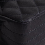 CHANEL Vintage Satin CC Turnlock Flap Bag - Black