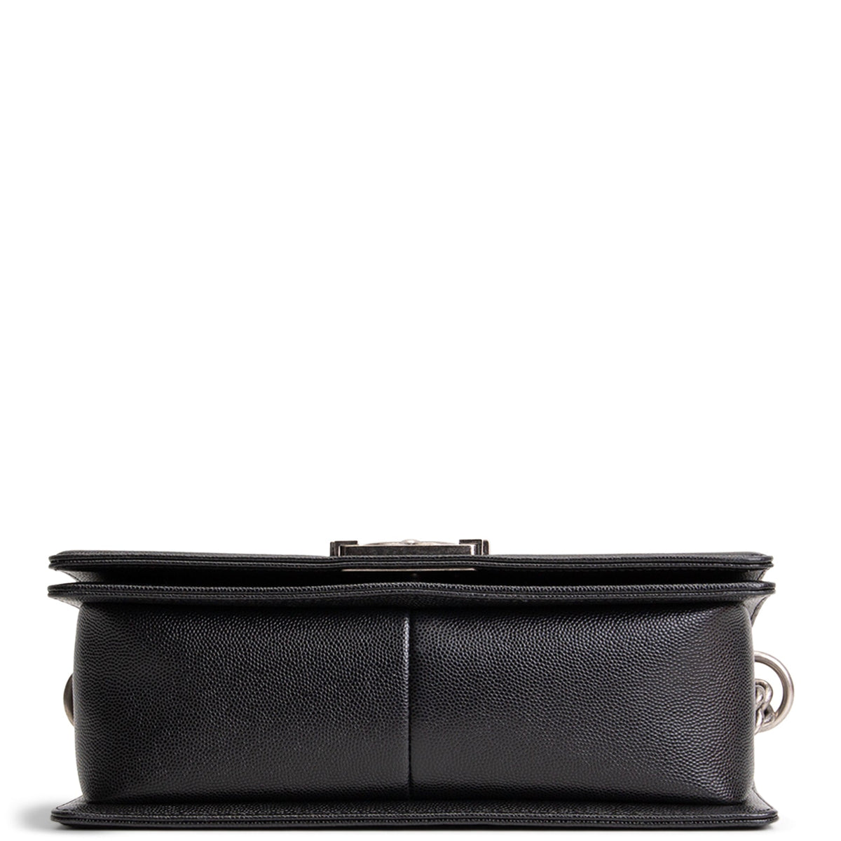 CHANEL Quilted Caviar Medium Boy Bag - Black