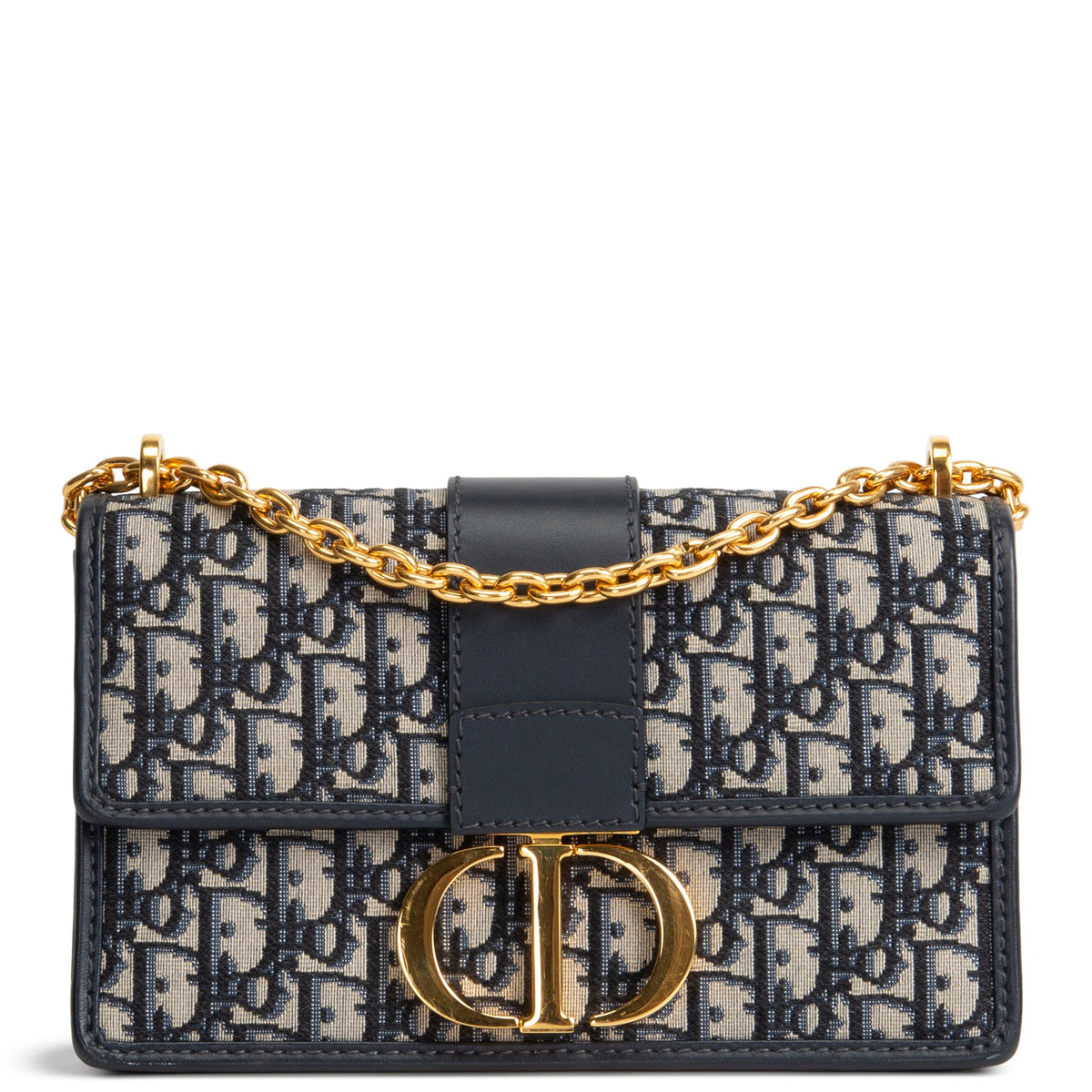 DIOR 30 Montaigne Chain Flap Oblique Jacquard