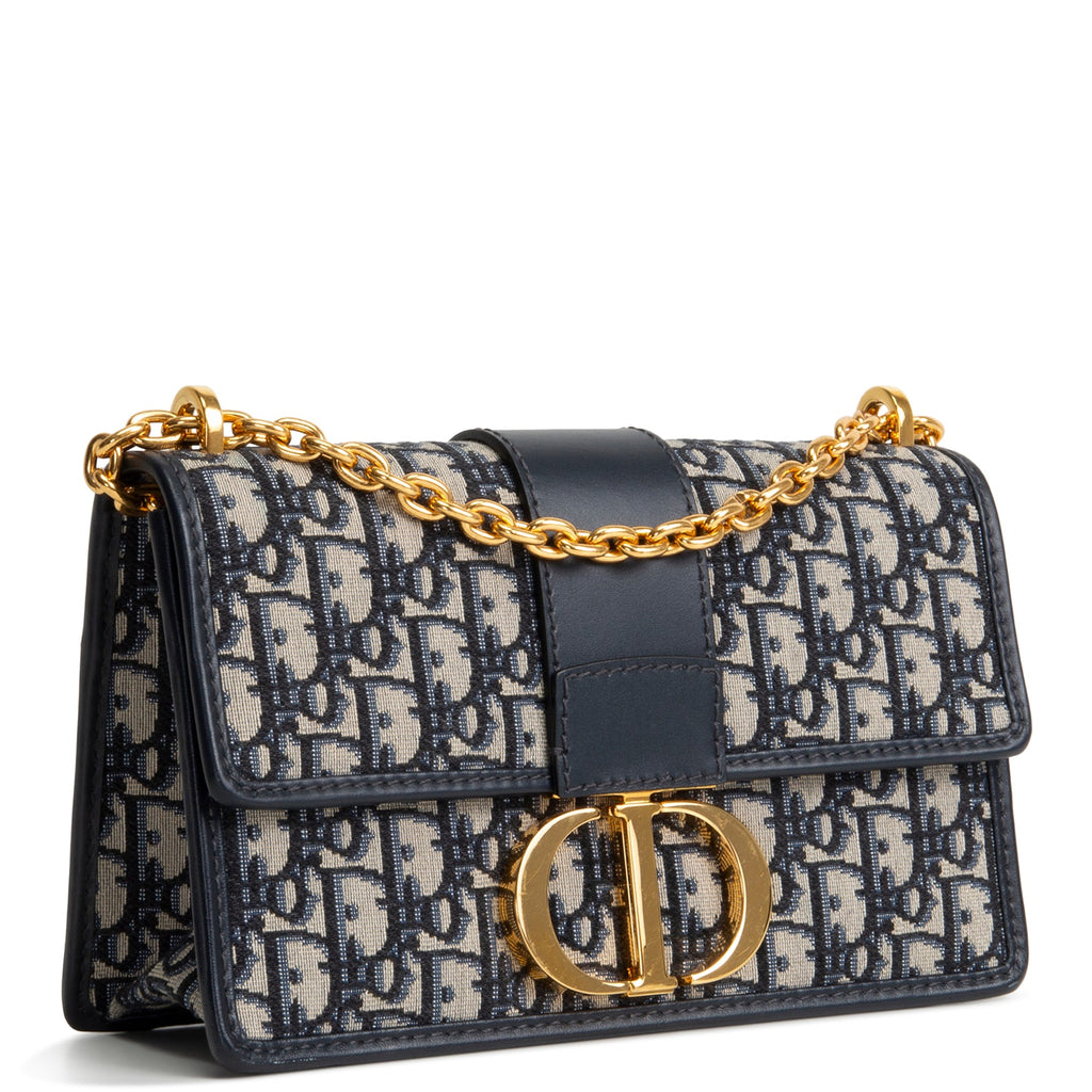 DIOR 30 Montaigne Chain Flap Oblique Jacquard