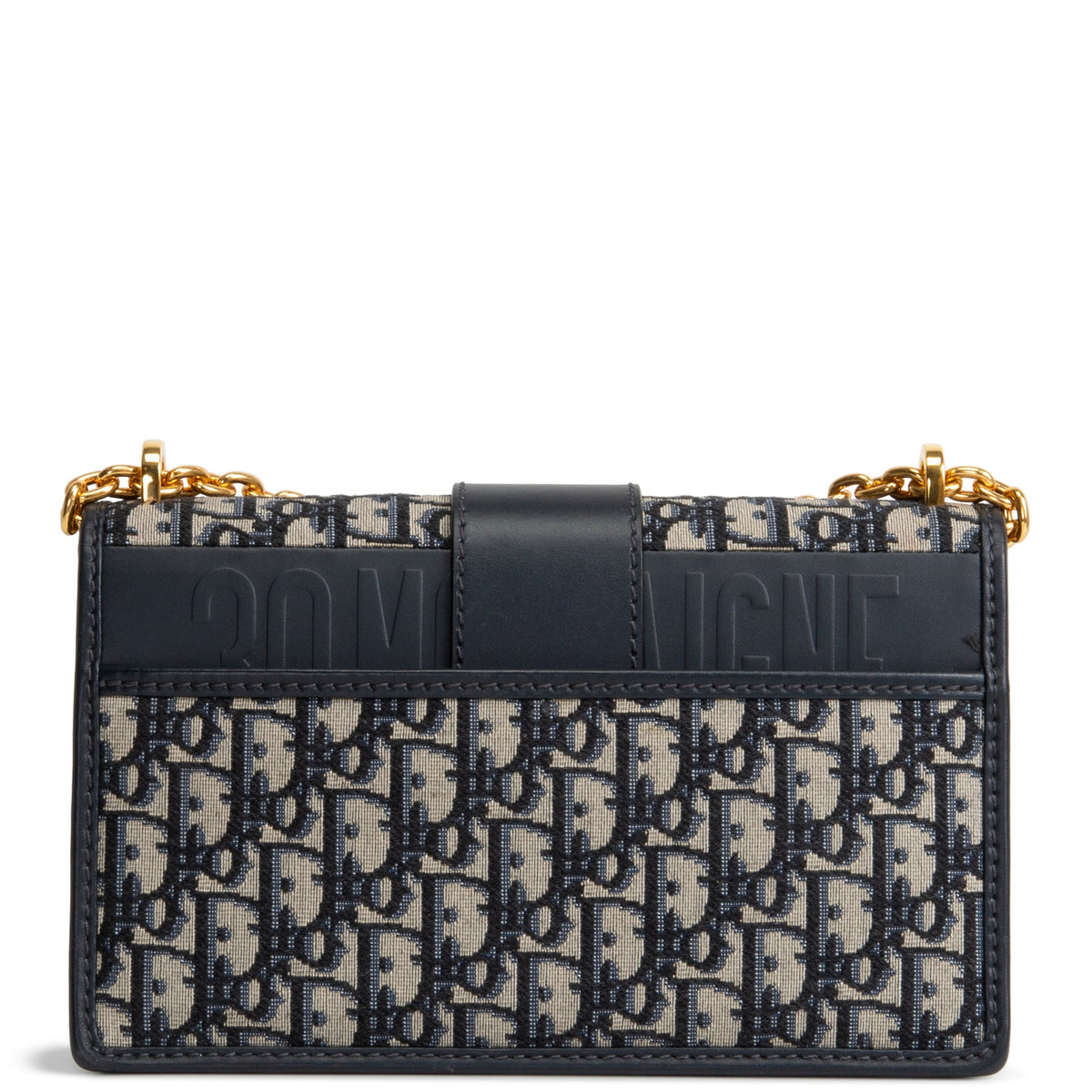 DIOR 30 Montaigne Chain Flap Oblique Jacquard