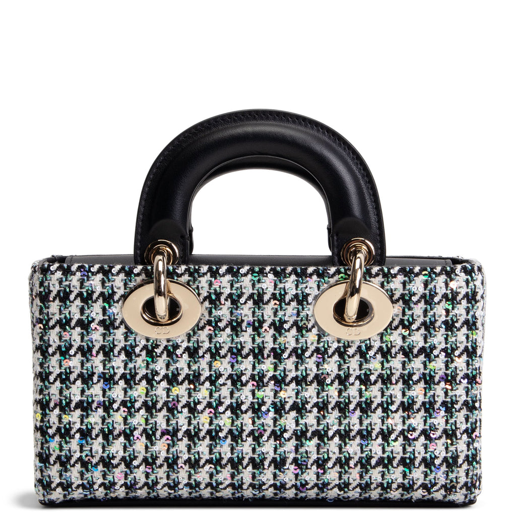 DIOR Mini Lady D-Joy Bag - Multicolor Sequins w/ Houndstooth