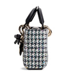 DIOR Mini Lady D-Joy Bag - Multicolor Sequins w/ Houndstooth