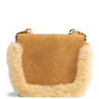 CELINE Shearling Triomphe Mini Chain Claude